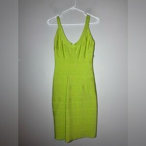 slim fit dress slacks THE CLIO DRESS – HERVÉ LÉGER main image 1